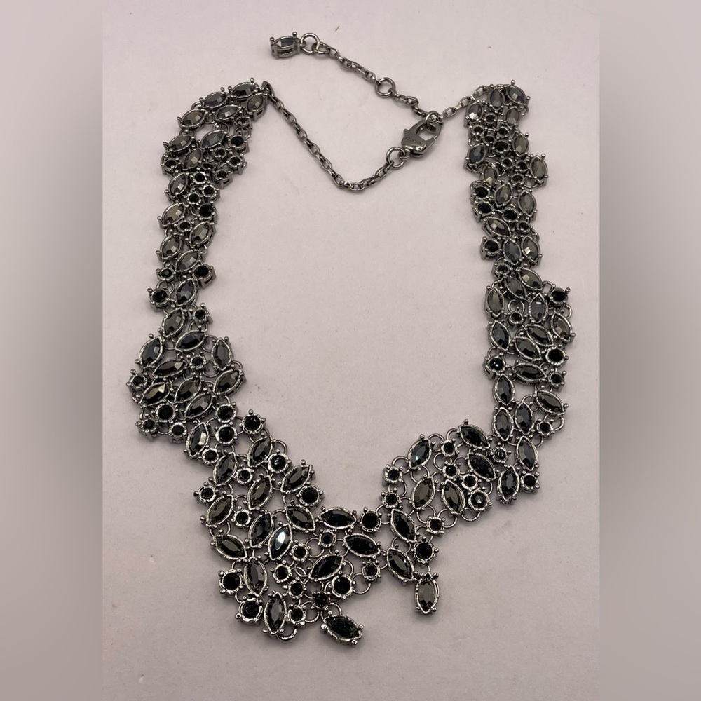 Rare Couture ST JOHN Signed Crystal Collar Necklace Stunning Statement Runway - Picture 12 of 13